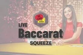 Enjoy Baccarat Squeeze by Evolution – logo hosted on oscarspingermany.com