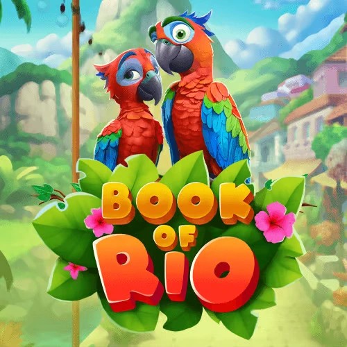 Slots logo of Book of Rio from Jugabet Games at Oscarspin