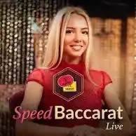 Speed Baccarat A slot icon by Evolution, available at Oscarspin